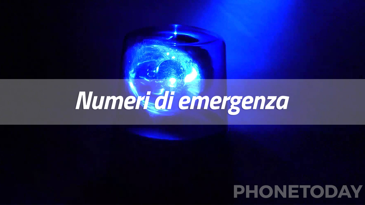 Elenco completo di tutti i numeri di emergenza, lista aggiornata! 1