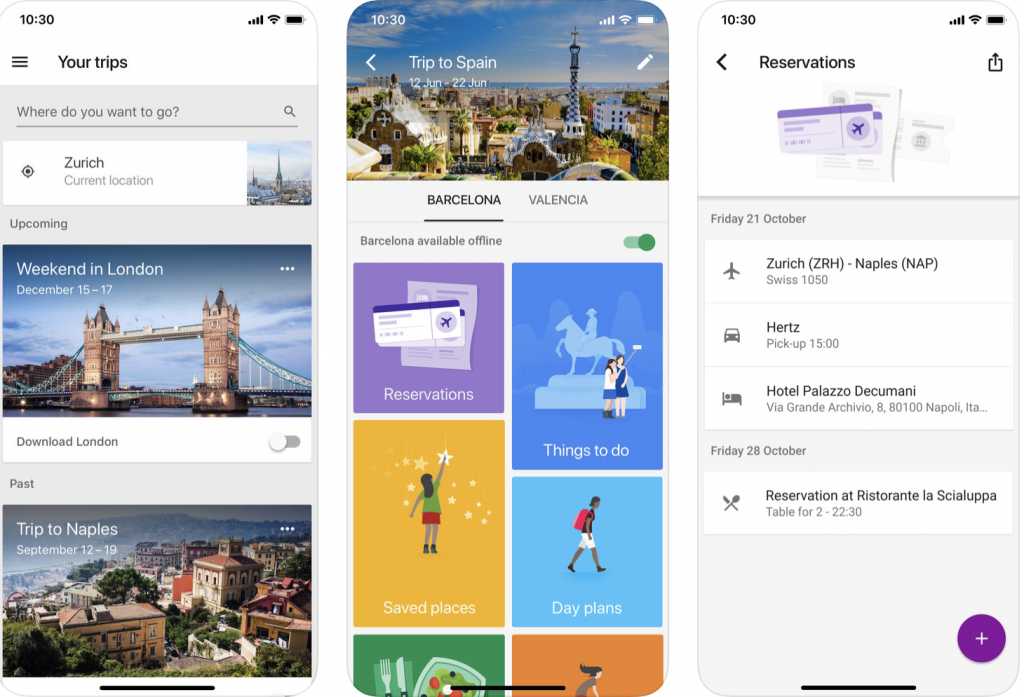estate app per viaggiare