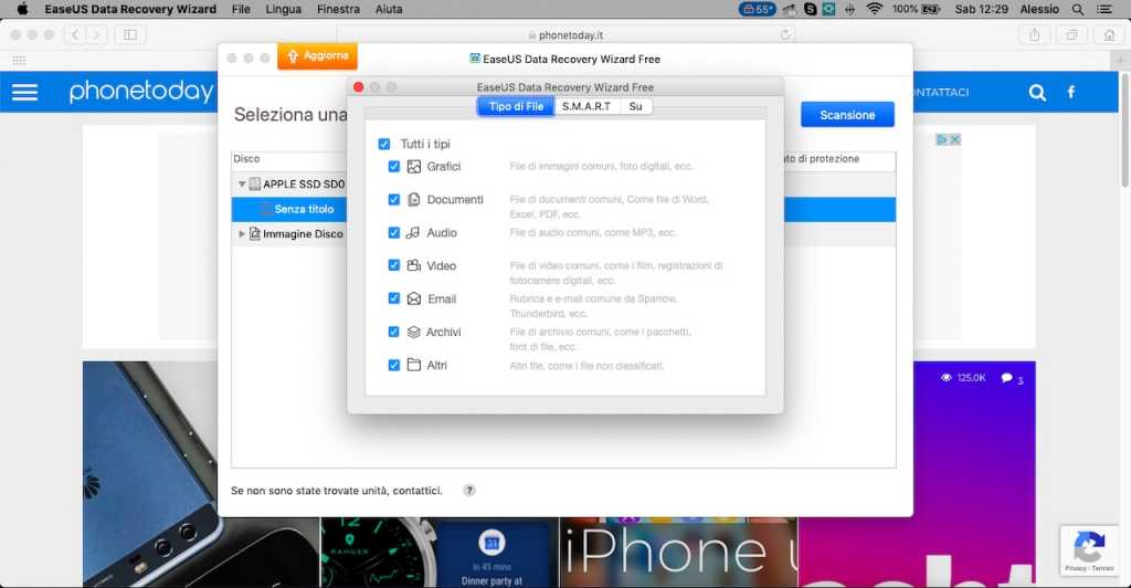 Come recuperare i dati con EaseUS Data Recovery Wizard 2