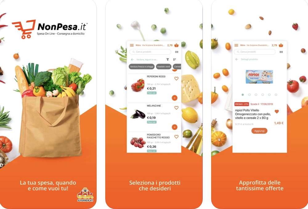 app per fare la spesa online