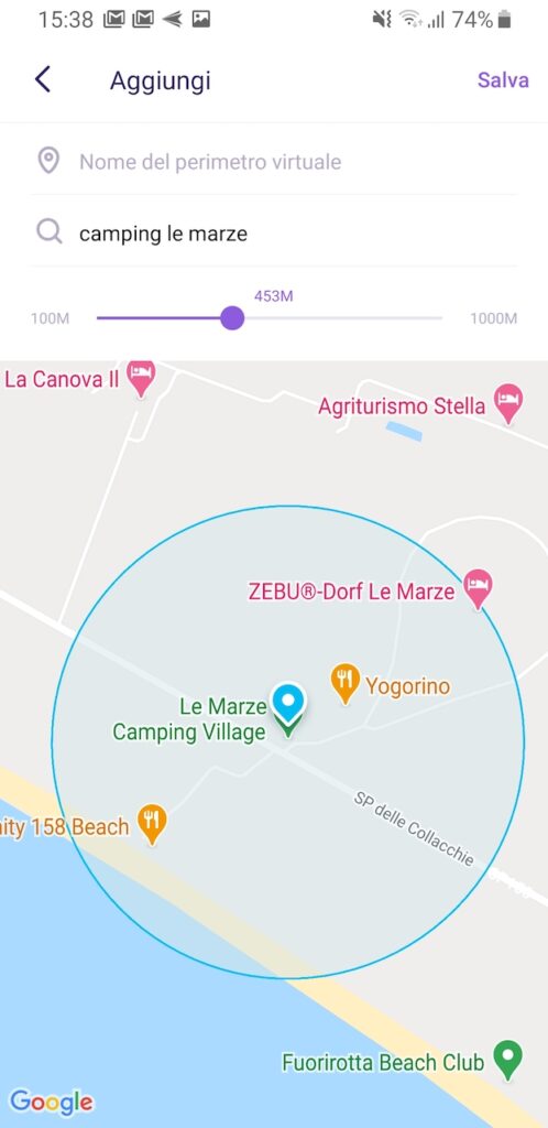 Barriera Virtuale di FamiSafe Wondershare