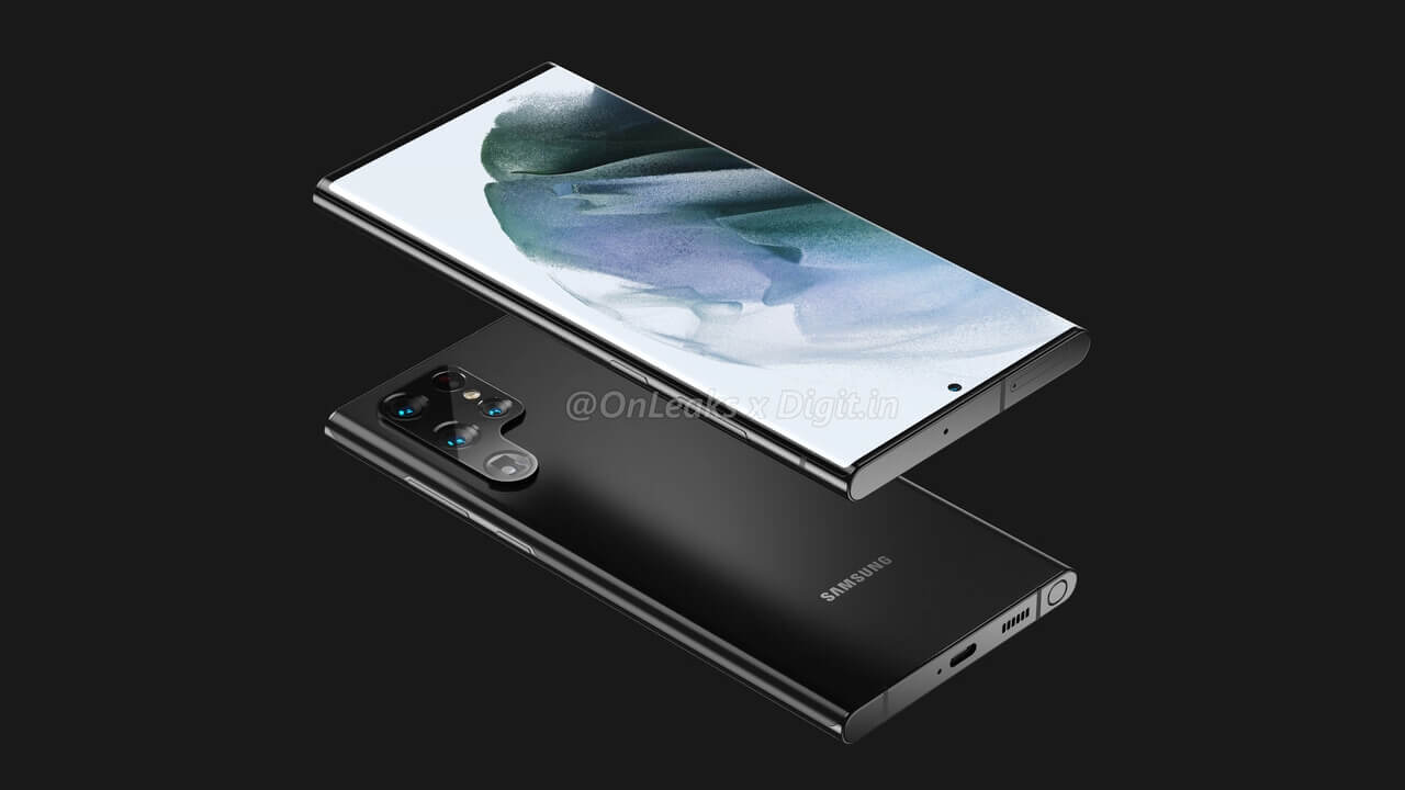 galaxy s22 ultra render