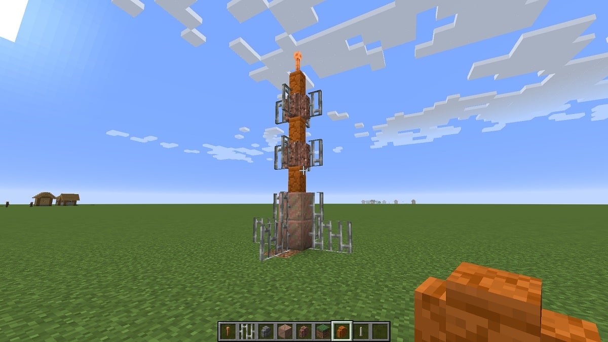 Come realizzare un parafulmine in Minecraft 1