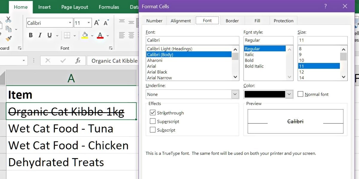 finestra di dialogo formatta celle in excel
