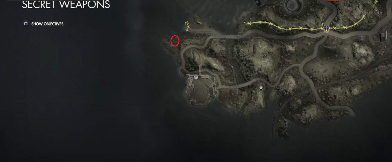 posizione di partenza del lago