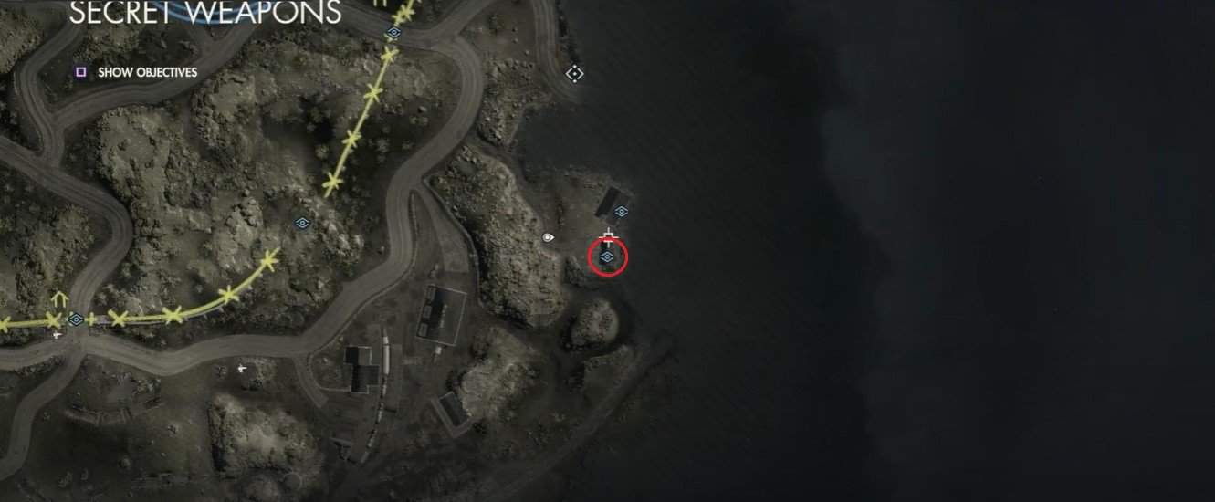 Posizione di partenza della casa abbandonata di Sniper Elite 5