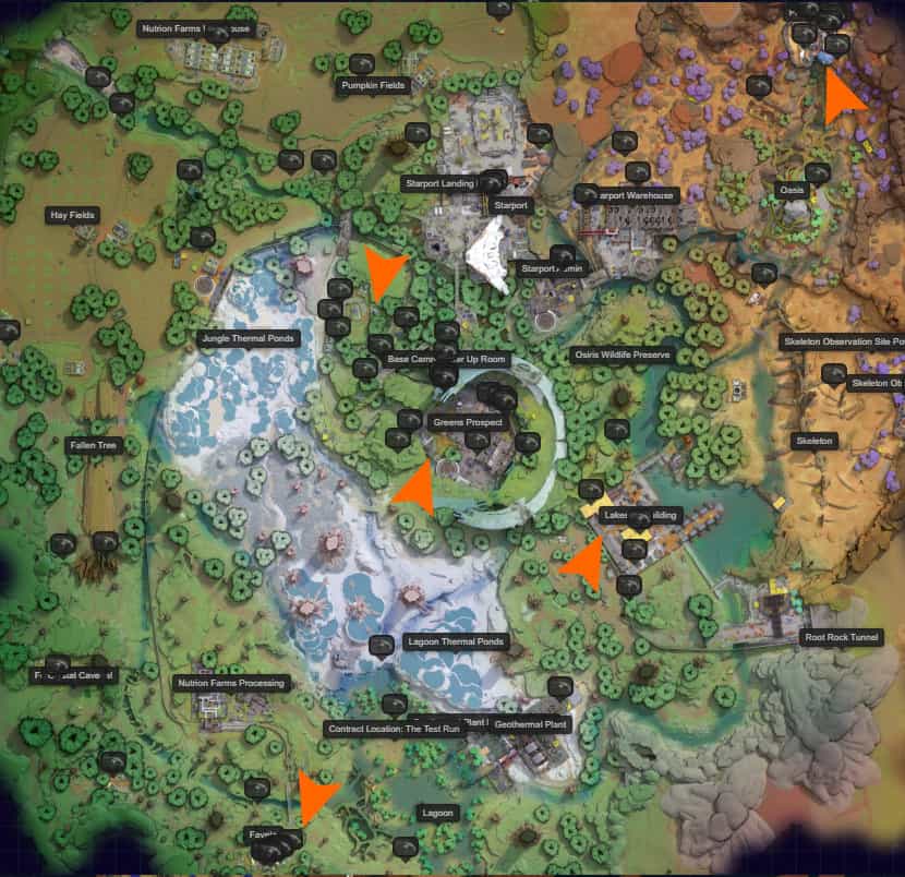 Il Cycle: posizioni dei campionatori biologici di frontiera 3