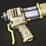 La frontiera del Cycle: posizione della pistola in resina 2