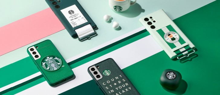 Samsung ha introdotto custodie speciali per telefoni e cuffie in Corea con Starbucks 1