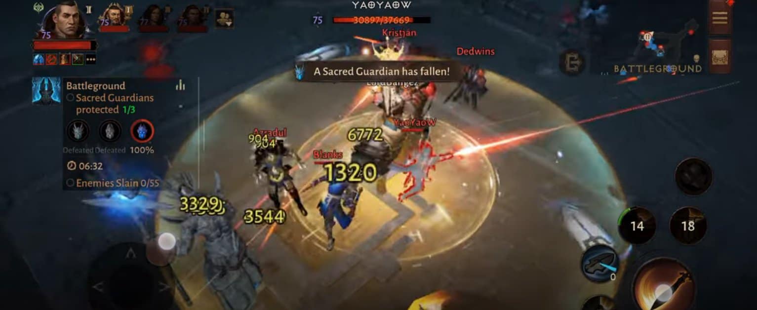 Guida al PvP di Diablo Immortal Battleground 1