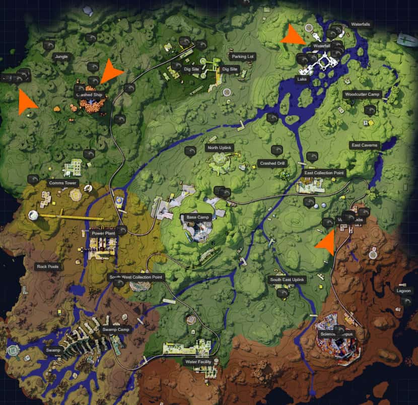 Il Cycle: posizioni dei campionatori biologici di frontiera 2