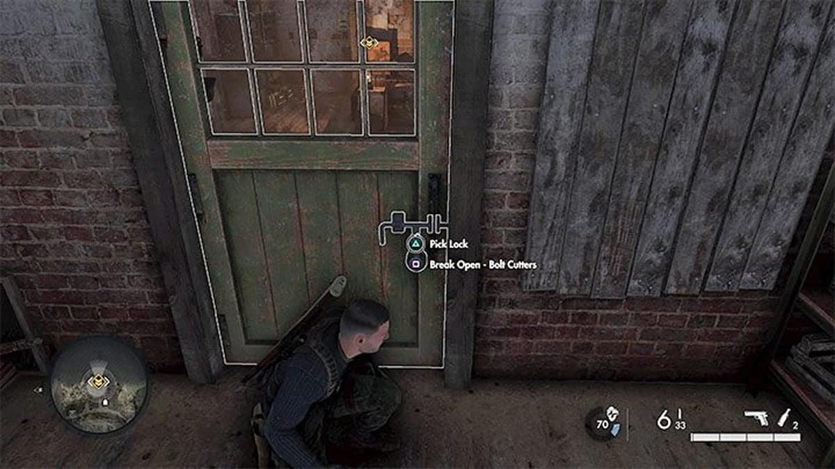 Sniper Elite 5: come trovare e utilizzare tronchesi e piede di porco 9