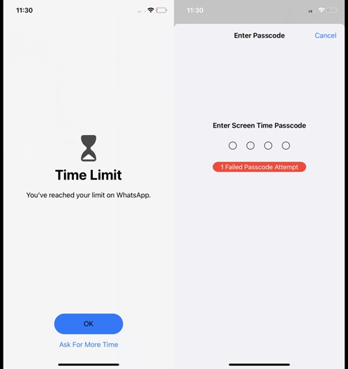 Come disattivare il pin dello Screen Time Limit senza autorizzazione - WooTechy iDelock 1 Come disattivare il pin dello Screen Time Limit senza autorizzazione - WooTechy iDelock 2