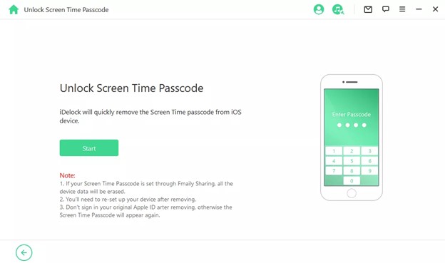 Come disattivare il pin dello Screen Time Limit senza autorizzazione - WooTechy iDelock 5 Come disattivare il pin dello Screen Time Limit senza autorizzazione - WooTechy iDelock 6