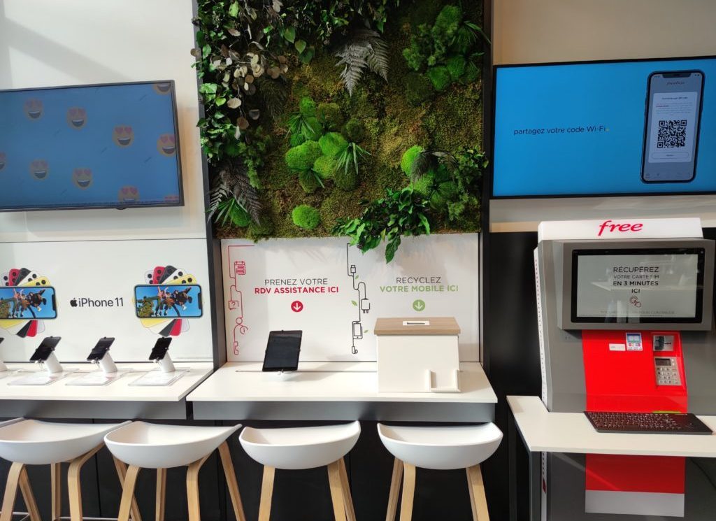 Le scatole per la raccolta degli smartphone sono disponibili in negozio