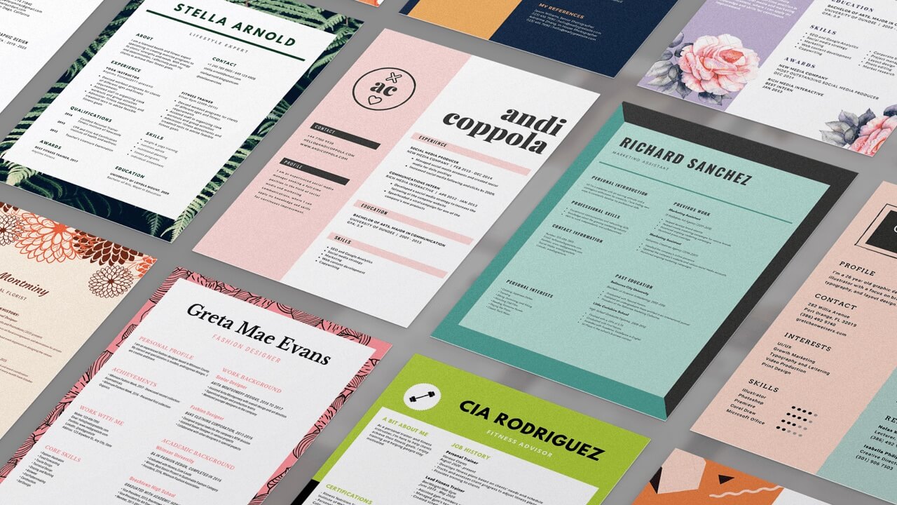 Come creare un curriculum utilizzando l'app Canva su dispositivi mobili 1