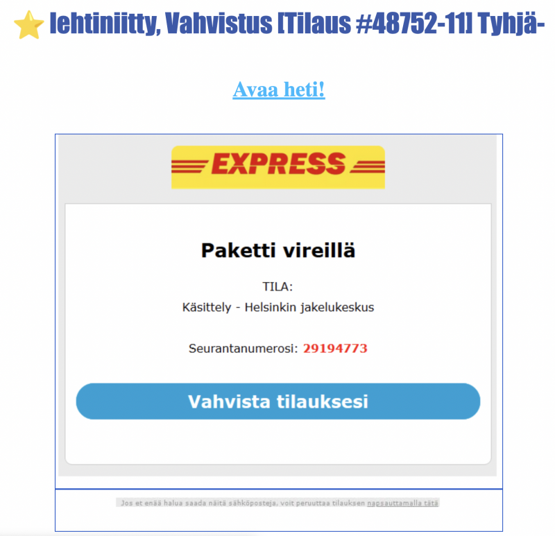 Il nome di DHL viene ora attivamente sfruttato nelle truffe: fai attenzione a tali messaggi 1