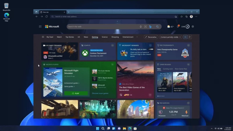 Microsoft Edge viene aggiornato con le funzionalità di gioco 1