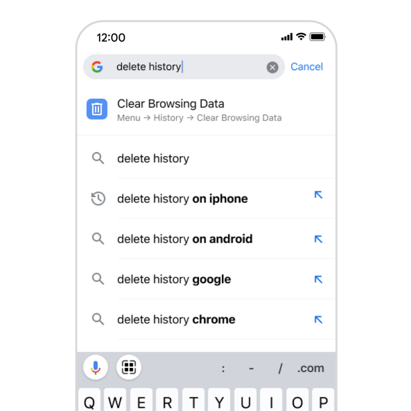 Google Chrome ha ricevuto un importante aggiornamento su iPhone e iPad: ecco gli aggiornamenti 3 Un esempio di una scorciatoia di Google Actions funzionante nella barra degli indirizzi.