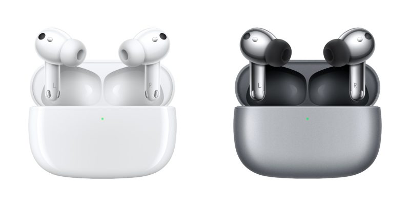 Due opzioni di colore per le cuffie Honor Earbuds 3 Pro.