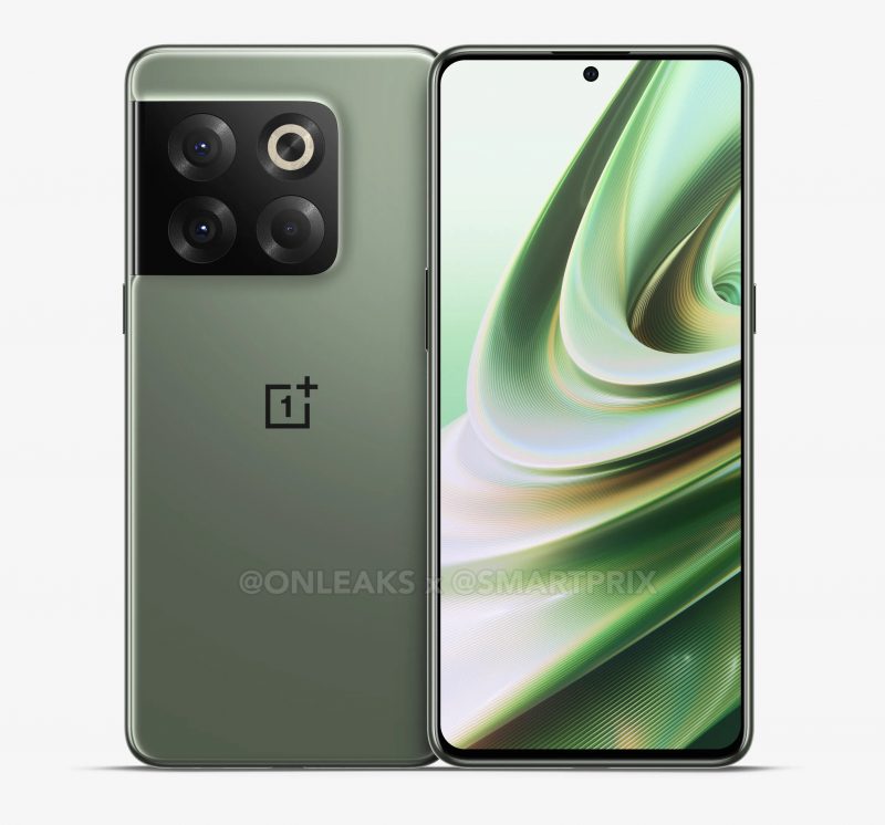 Modellazione OnePlus 10T. Immagine: OnLeaks / Smartprix.