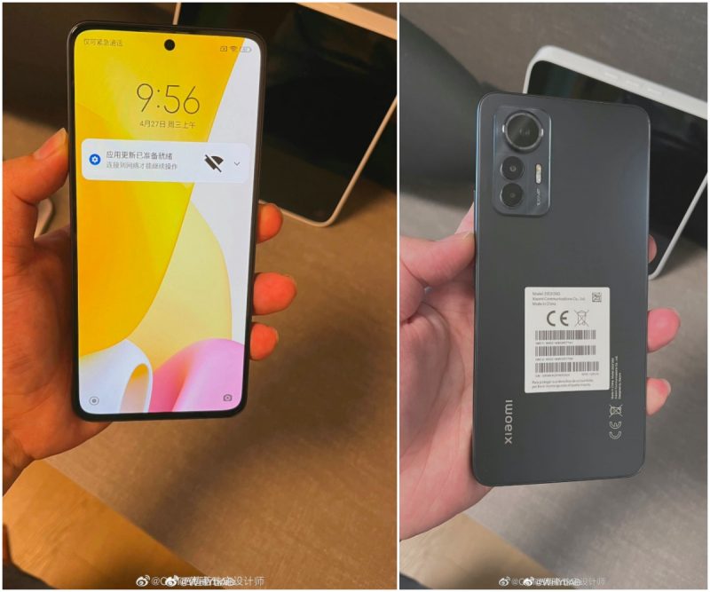 Xiaomi 12 Lite è atteso da tempo: l'imminente smartphone di fascia media è già stato svelato in un video di unboxing 2 Xiaomi 12 Lite con perdite davanti e dietro.