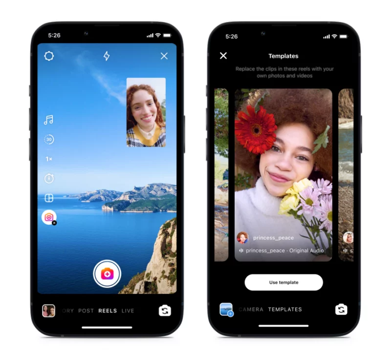 Instagram ha introdotto modifiche alle pubblicazioni di Reels: tutti i video inferiori a 15 minuti come parte di Reels 5