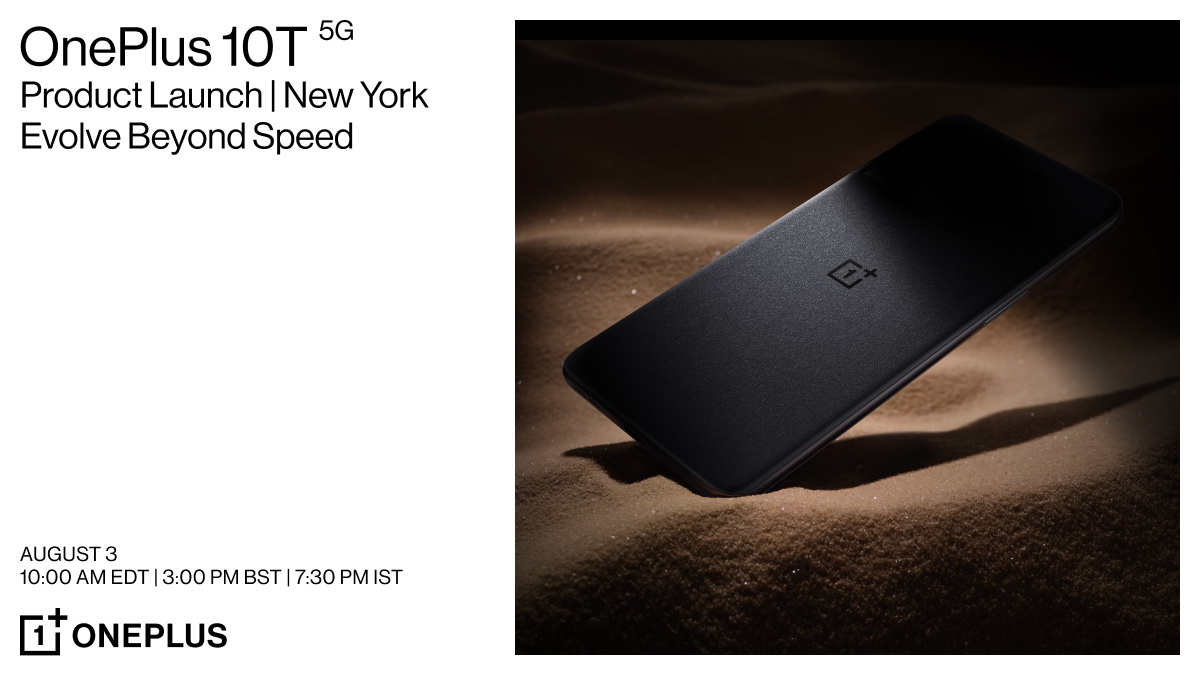 OnePlus 10T 5G con Snapdragon 8+ Gen1 sarà annunciato il 3 agosto | 2