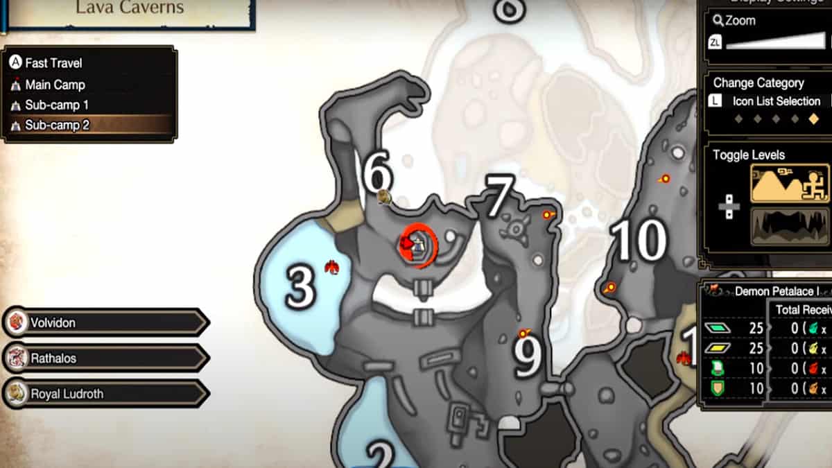 Guida alle posizioni del campo secondario di Monster Hunter Rise Sunbreak 9