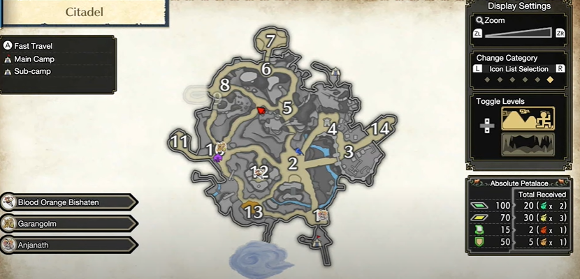 Guida alle posizioni dei record delle reliquie della cittadella di Monster Hunter Rise 6