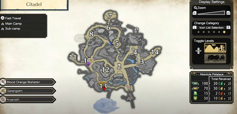 MH Rise Cittadella Reliquia Record