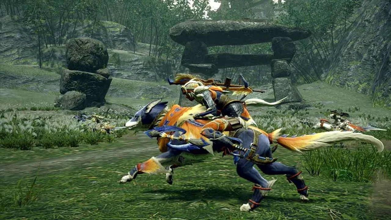 Monster Hunter Rise Posizione di Stiffbone ricoperta di vegetazione e suggerimenti per l'agricoltura 1