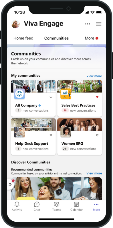 Microsoft rilascia il "Facebook" delle aziende come parte di Teams 3 Microsoft rilascia il "Facebook" delle aziende come parte di Teams 4