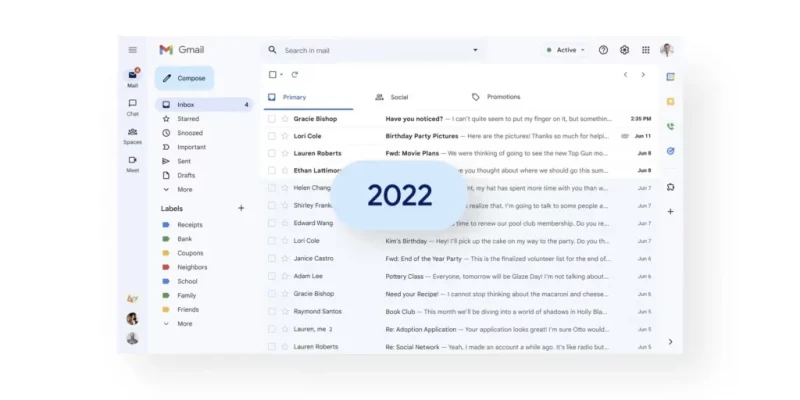 Il nuovo look di Gmail sta arrivando a un numero ancora maggiore di persone 1