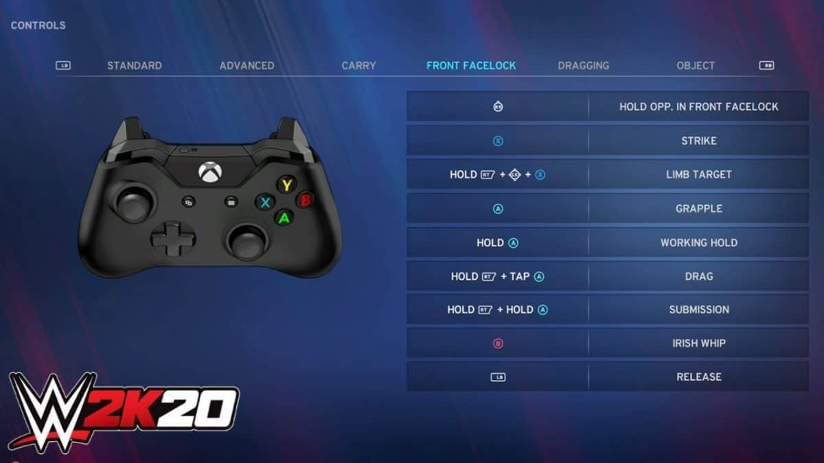 Guida ai controlli di WWE 2K20 1