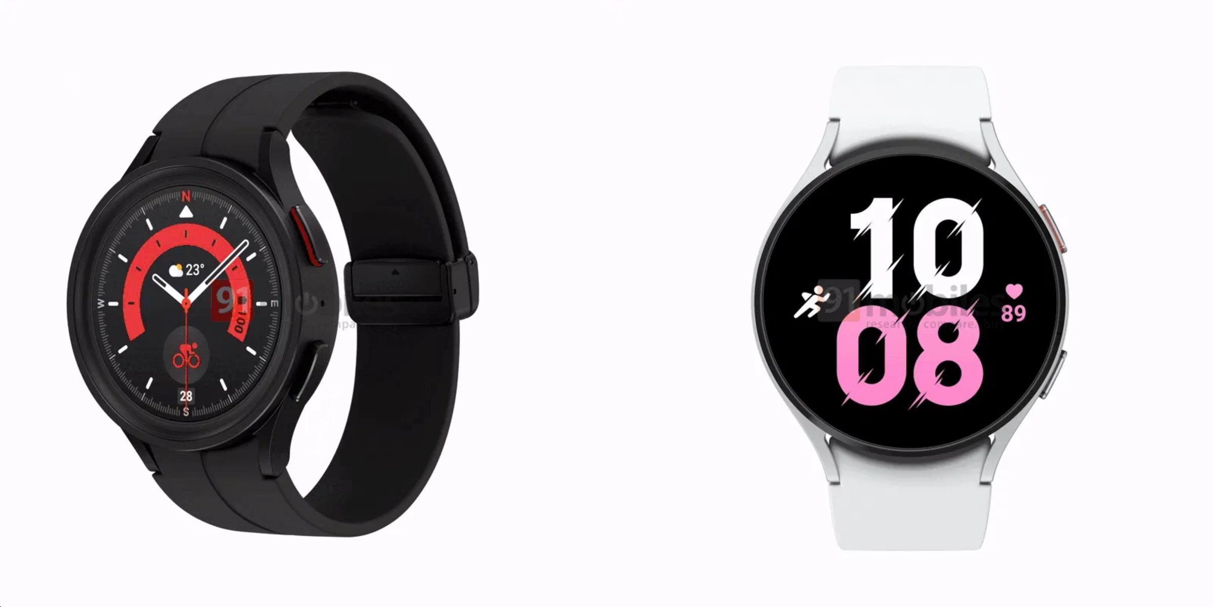 I Samsung Galaxy Watch 5 e 5 Pro si rivelano con magnifici rendering 3D 1