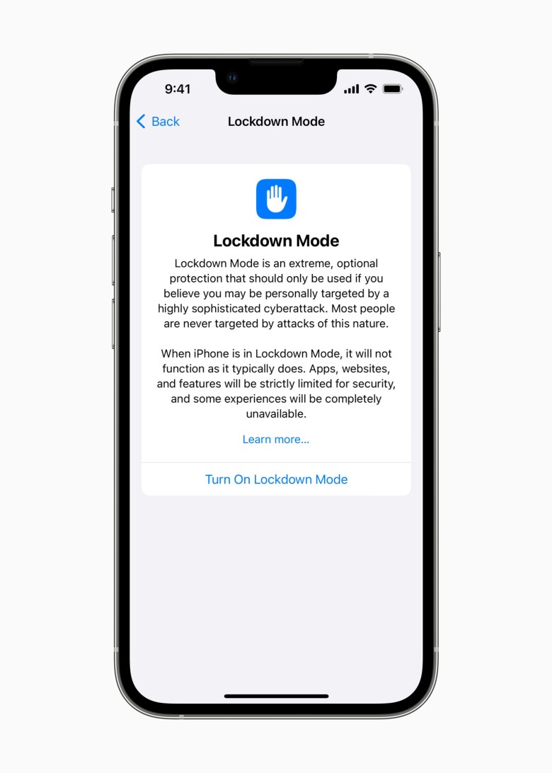 Apple rivela la "modalità di isolamento", un'opzione per proteggere il tuo iPhone e Mac con estrema sicurezza 5