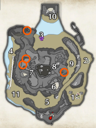 Monster Hunter Rise Posizione di Stiffbone ricoperta di vegetazione e suggerimenti per l'agricoltura 2