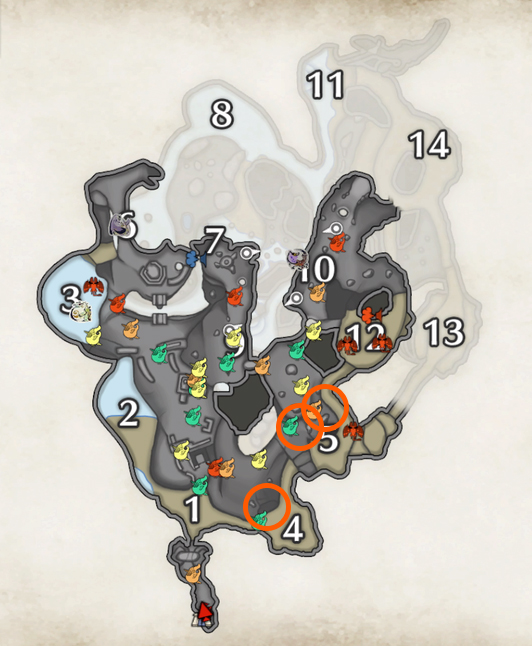 MH Rise Sunbreak Allfire Stone Posizioni