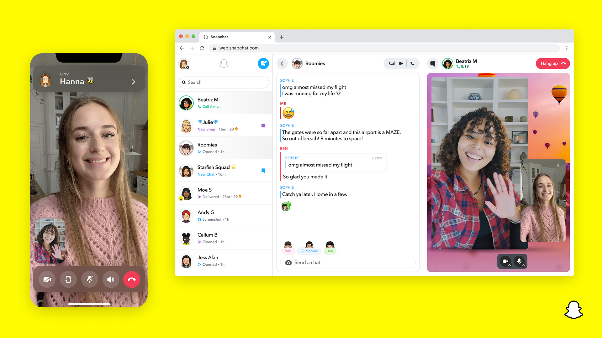 Snapchat sarà presto accessibile sui computer in Francia... ma non per tutti 1