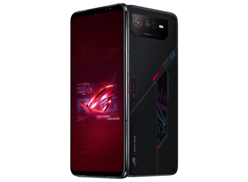 Perdita di immagini: il gaming phone Asus ROG Phone 6 che sarà annunciato martedì è stato rivelato nelle immagini dettagliate del prodotto 1 Asus ROG Phone 6 in nero. Foto: Evan Blass / Twitter.