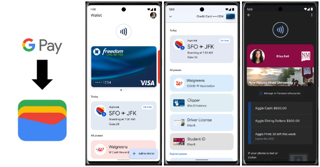 È iniziata la distribuzione della nuova applicazione Google Wallet come aggiornamento, che sostituisce Google Pay 1