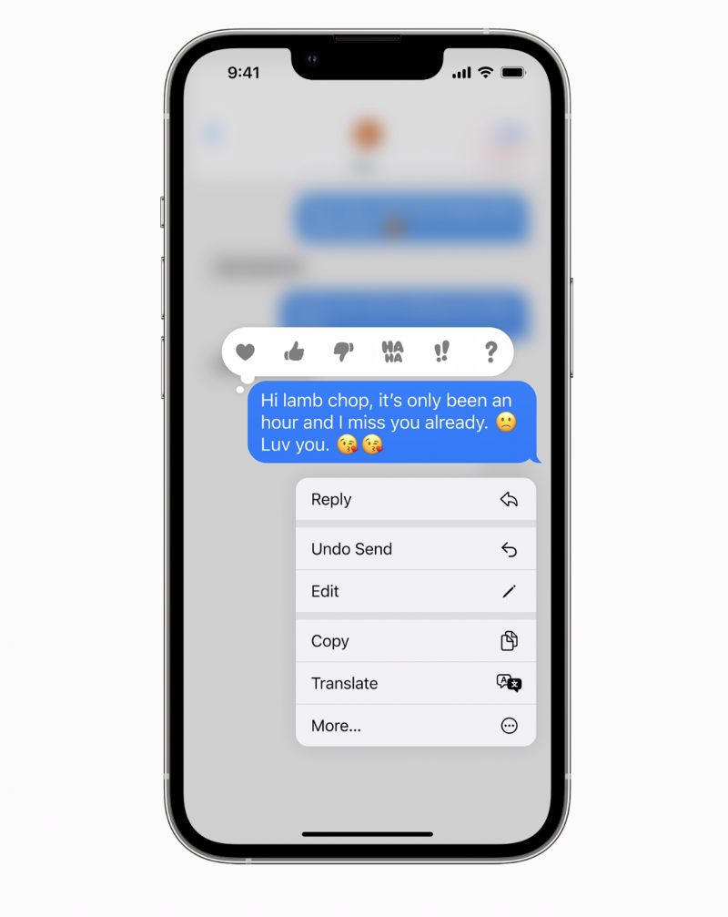 iOS 16 ti consente di modificare e annullare iMessage dopo che sono stati inviati.