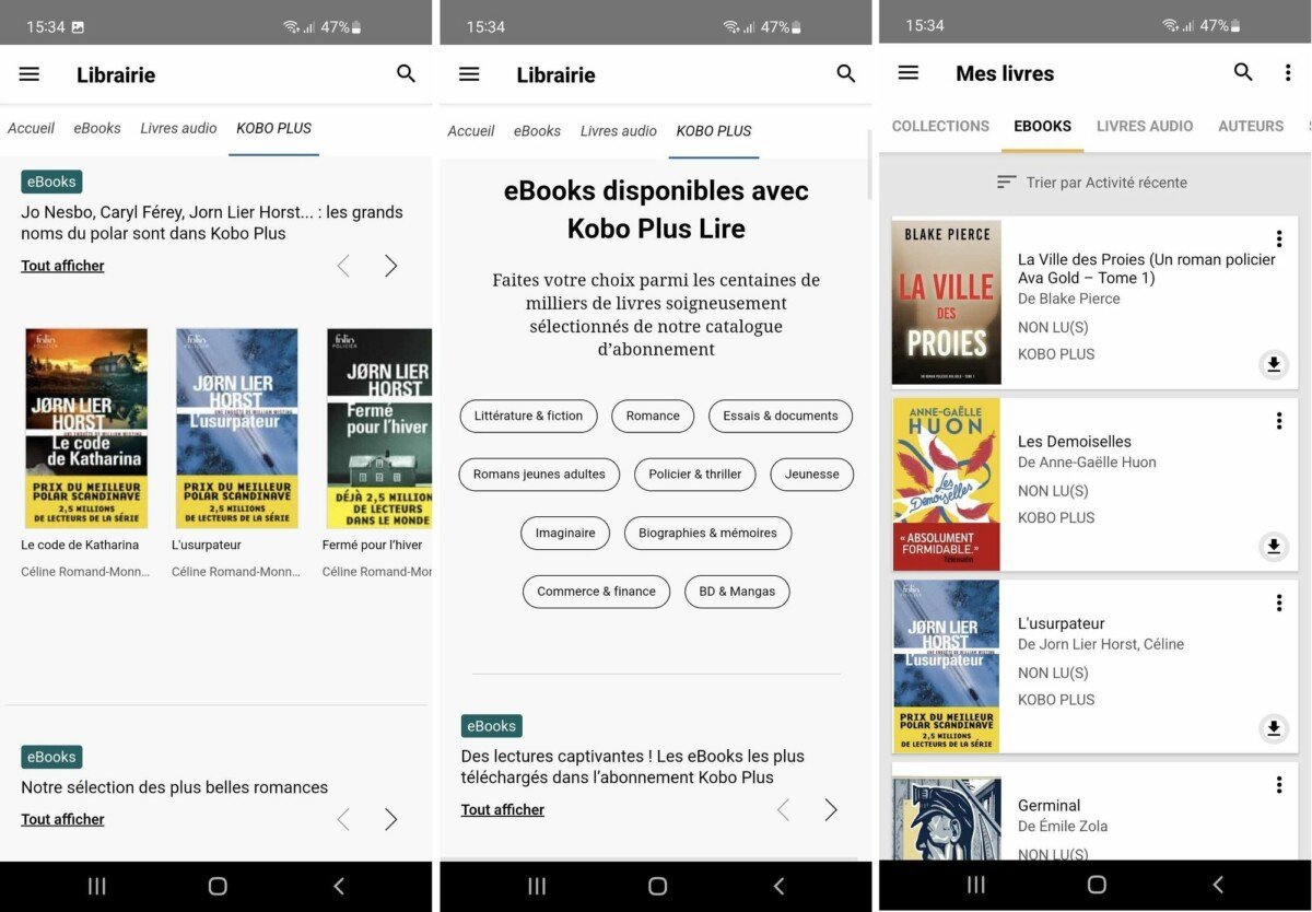 kobo plus screenshot