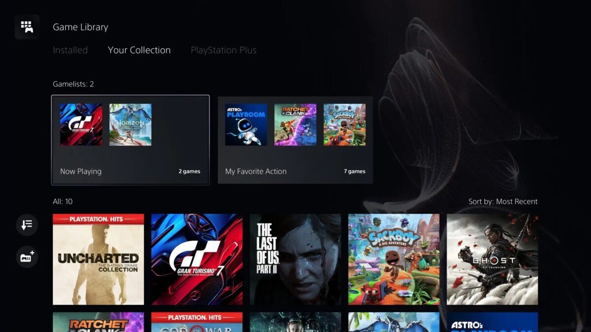 Beta di PlayStation Gamelist