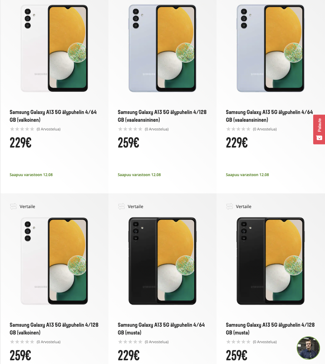 Samsung Galaxy A13 5G presto in vendita in Finlandia - Giganti ha annunciato prezzi di 229 e 259 euro 1