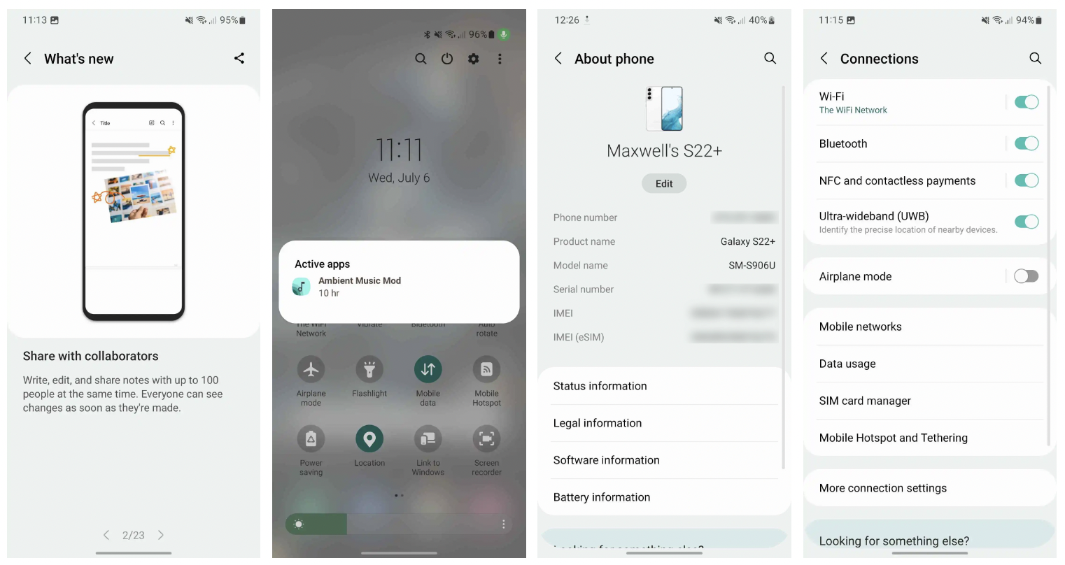 Riforme individuali di One UI 5: Foto: 9to5Google.