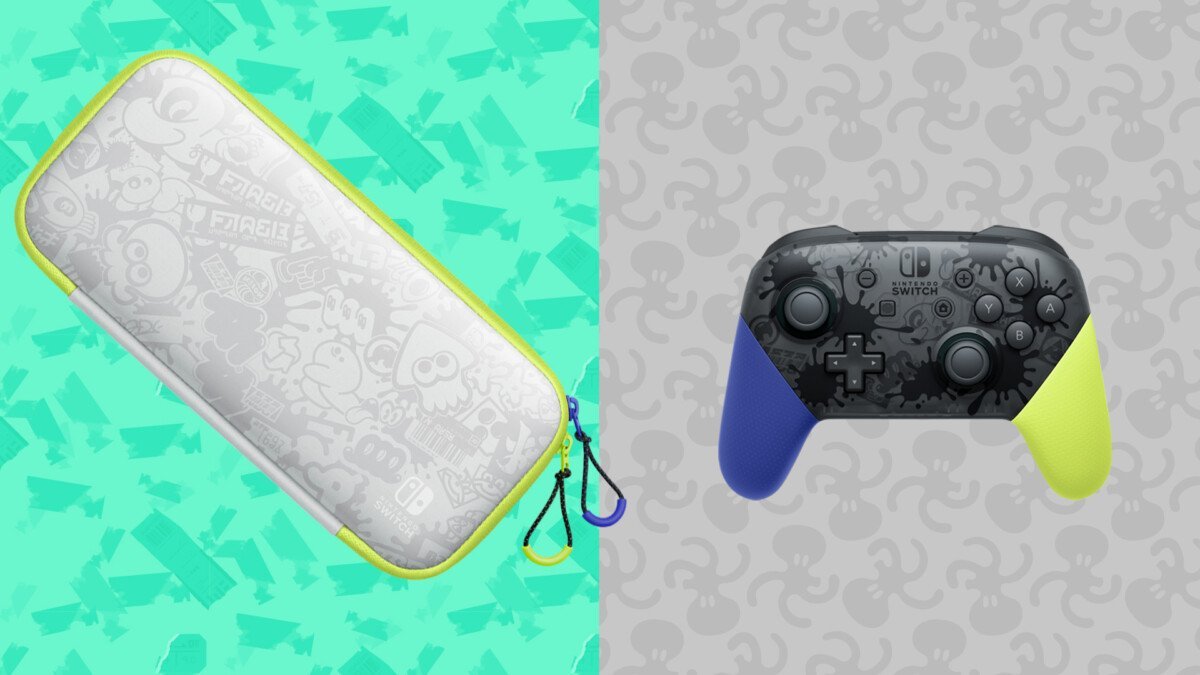 splatoon-3-controller-switch-pro-borsa per il trasporto