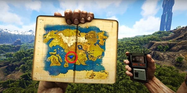 Posizioni e mappa del bottino delle grotte dell'isola perduta dell'Arca 2