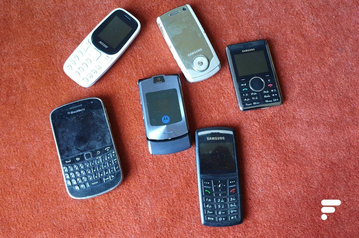 vecchi telefoni cellulari filigrana aaa